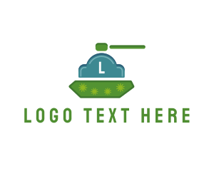Law Enforcement - Cloud Tank Weapon logo design