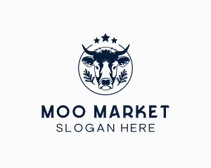 Cow - Organic Cow Farm logo design