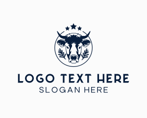 Milk - Organic Cow Farm logo design