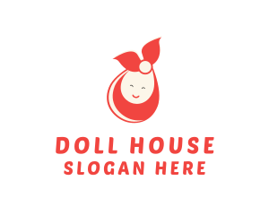 Doll - Happy Baby Wrap logo design
