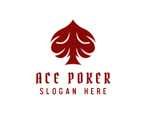 Poker - Casino Poker Spade logo design