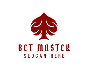 Casino Poker Spade  logo design