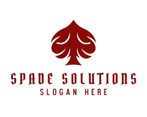 Spade - Casino Poker Spade logo design