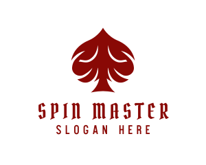 Slot - Casino Poker Spade logo design