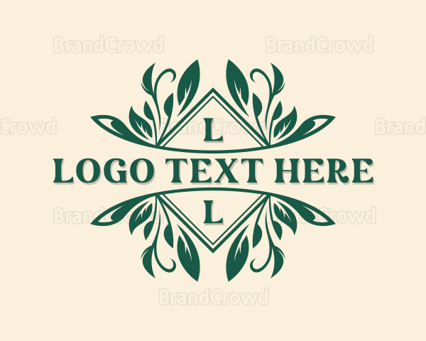 Leaf Floral Garden Logo