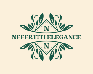 Leaf Floral Garden logo design