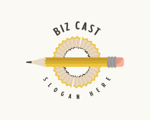 Artist Pencil Shaving Logo