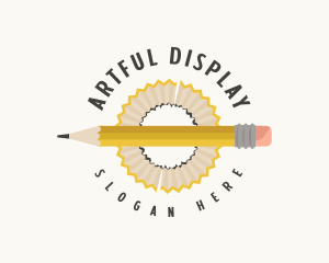 Artist Pencil Shaving logo design