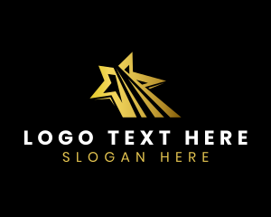 Pageant - Swoosh Cosmic Star logo design