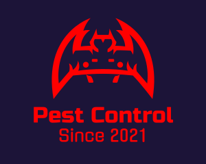 Red Bat Controller  logo design