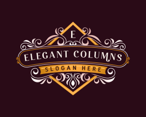 Floral Elegant Boutique logo design