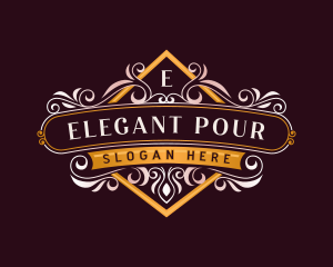 Floral Elegant Boutique logo design