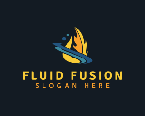 Flammable Liquid Fuel logo design