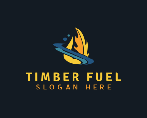 Flammable Liquid Fuel logo design