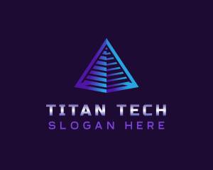 Pyramid Tech Digital logo design