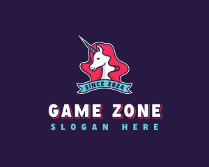 Unicorn Gaming logo design