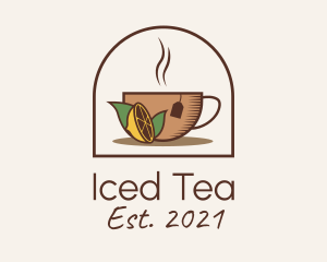 Hot Lemon Kombucha logo design