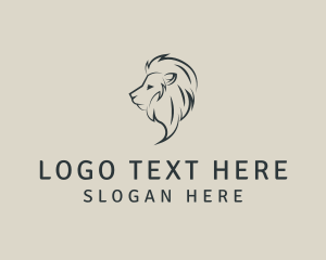Wild - Wildlife Lion Animal logo design
