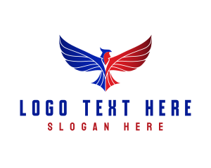 Immigration - Patriotic Eagle Bird logo design