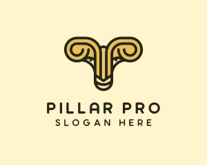 Pillar Ram Firm logo design