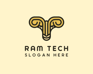 Pillar Ram Firm logo design