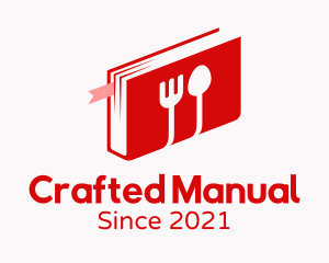 Manual - Kitchen Utensils Book logo design