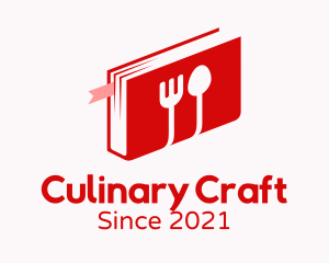 Cooking Class - Kitchen Utensils Book logo design
