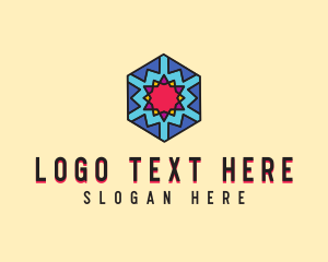 Geometric - Geometric Hexagon Pattern logo design