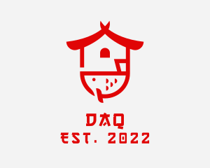 Asian - Oriental House Seafood logo design