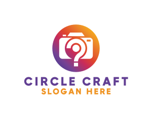 Question Camera Photography logo design