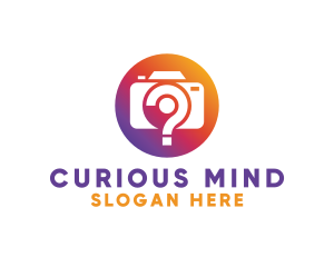 Question Camera Photography logo design