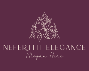 Elegant Beauty Salon Wreath logo design