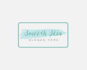 Cosmetics Shop Brush logo design