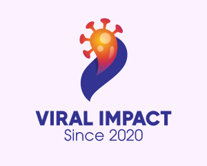 Infection - Infectious Viral Disease Droplet logo design