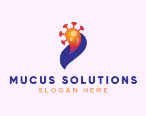 Mucus - Infectious Virus Disease logo design