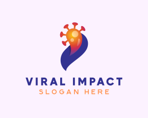 Contagion - Infectious Virus Disease logo design