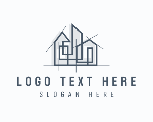 House - Architecture House Realty logo design