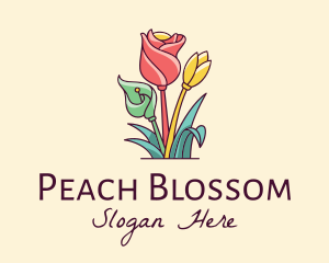 Colorful Flower Decor logo design