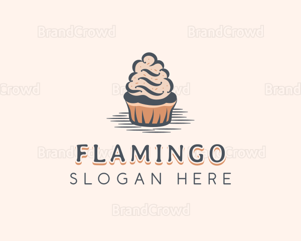 Sweet Muffin Cupcake Logo