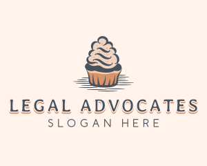 Sweet Muffin Cupcake Logo