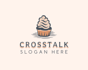 Sweet Muffin Cupcake Logo