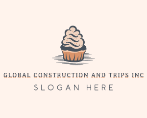 Sweet Muffin Cupcake logo design