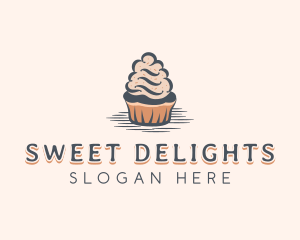 Confectionery - Sweet Muffin Cupcake logo design