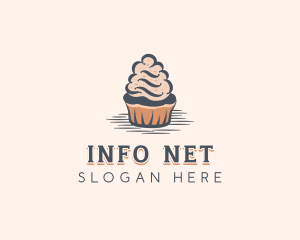 Sweet Muffin Cupcake Logo