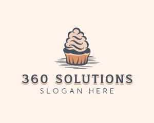 Sweet Muffin Cupcake logo design