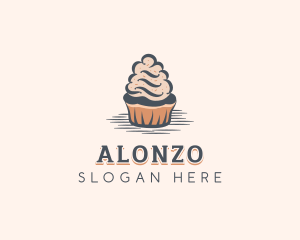 Sweet Muffin Cupcake logo design