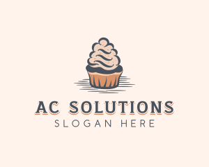 Sweet Muffin Cupcake logo design