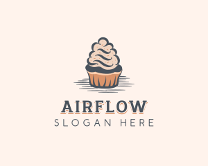 Sweet Muffin Cupcake logo design