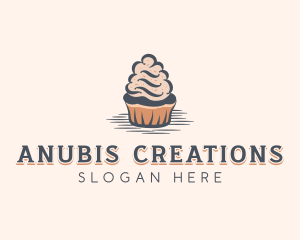 Sweet Muffin Cupcake logo design