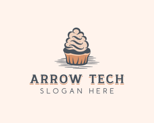 Sweet Muffin Cupcake logo design